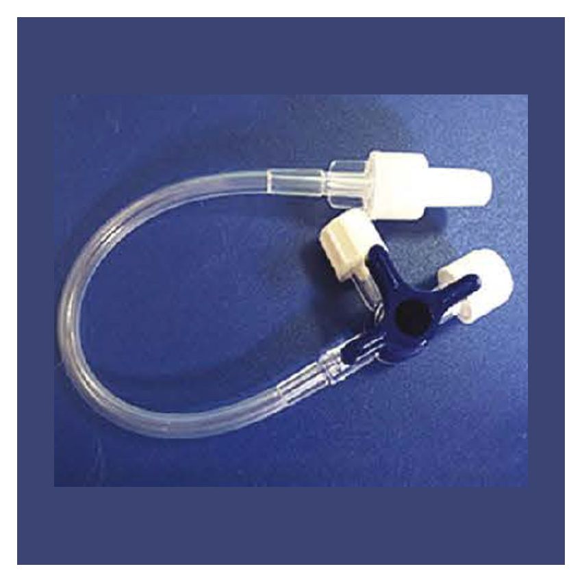 Bromed. Three way stop cock